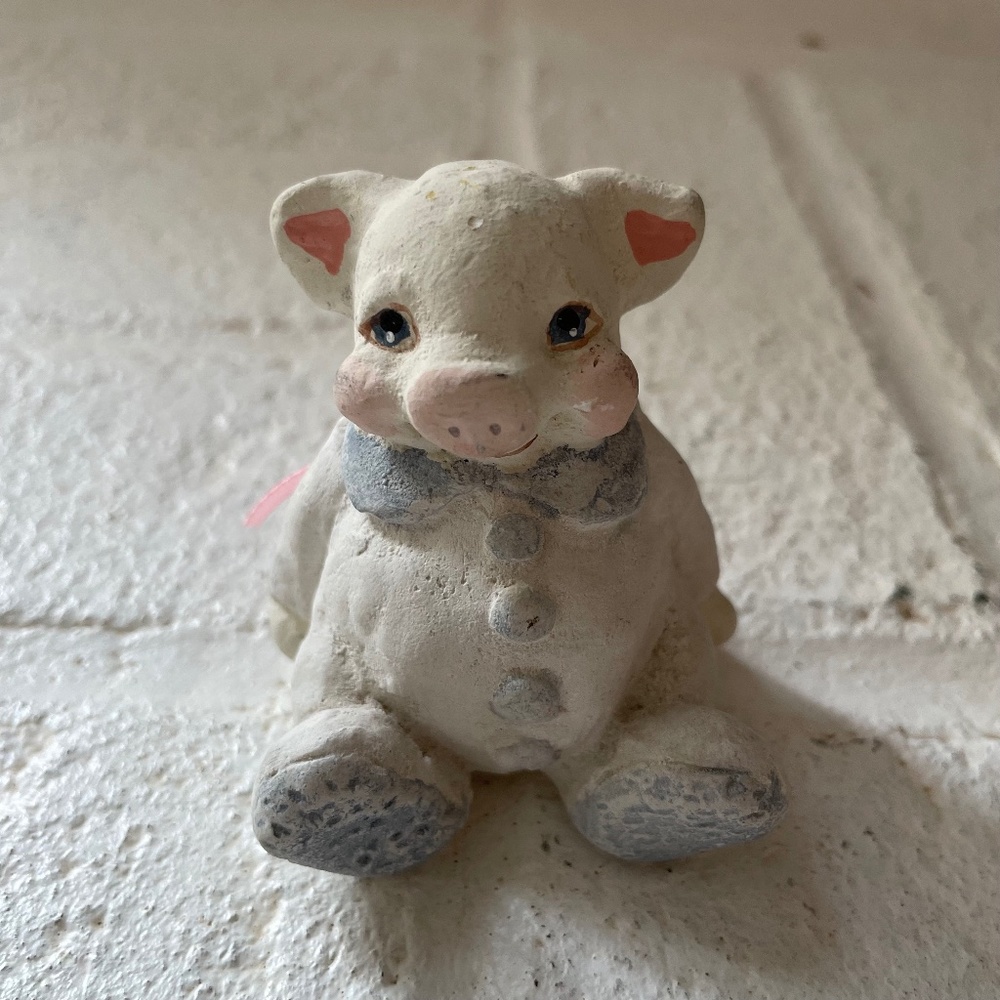 Kristin Dreamsicles Cast Art Hand Crafted Pig Figurine